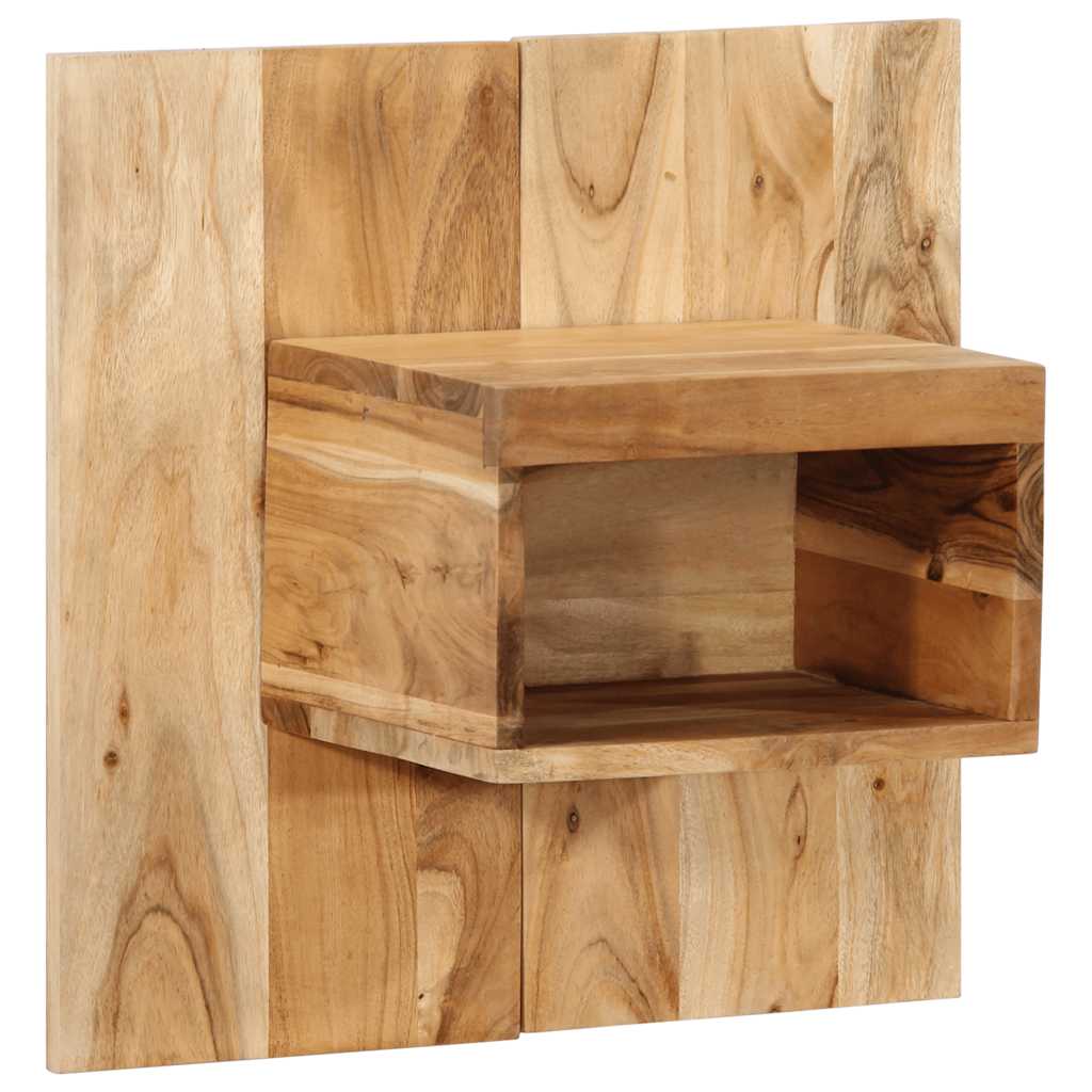 vidaXL Nachtkastje 50x27x50 cm massief ruw mangohout