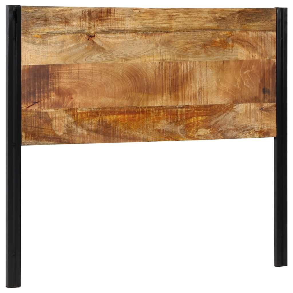 vidaXL Hoofdeinde 100 cm massief hout mango en ijzer