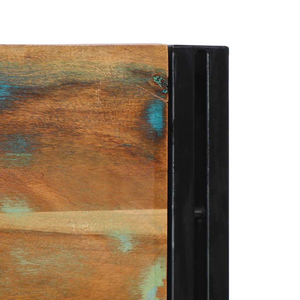 vidaXL Hoofdeinde 100 cm massief hout mango en ijzer