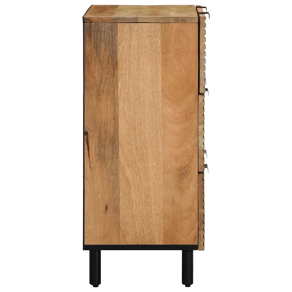 vidaXL Dressoir 60x33x75 cm massief mangohout bruin