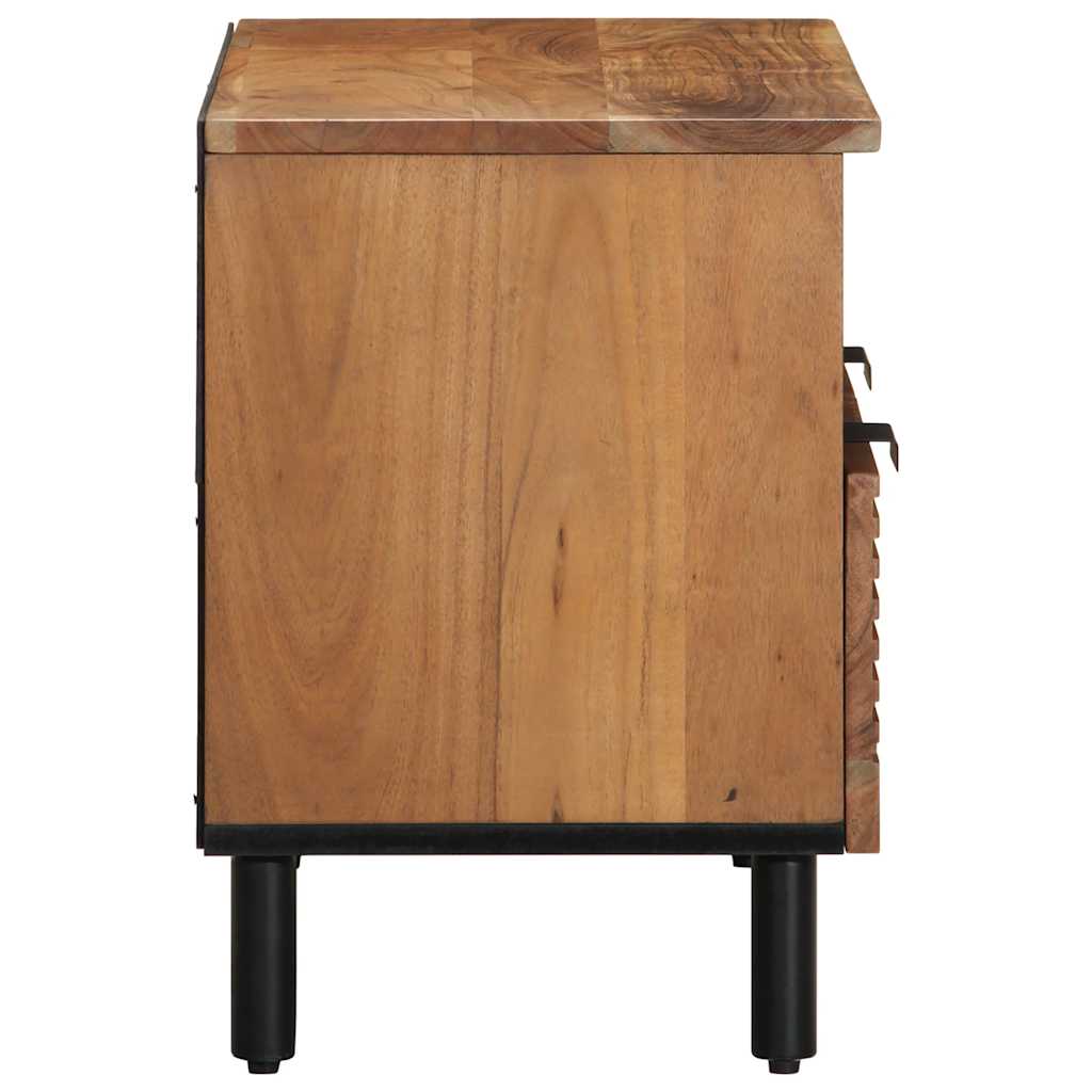 vidaXL TV Cabinet 70x33x46 cm Solid Mango Wood Brown