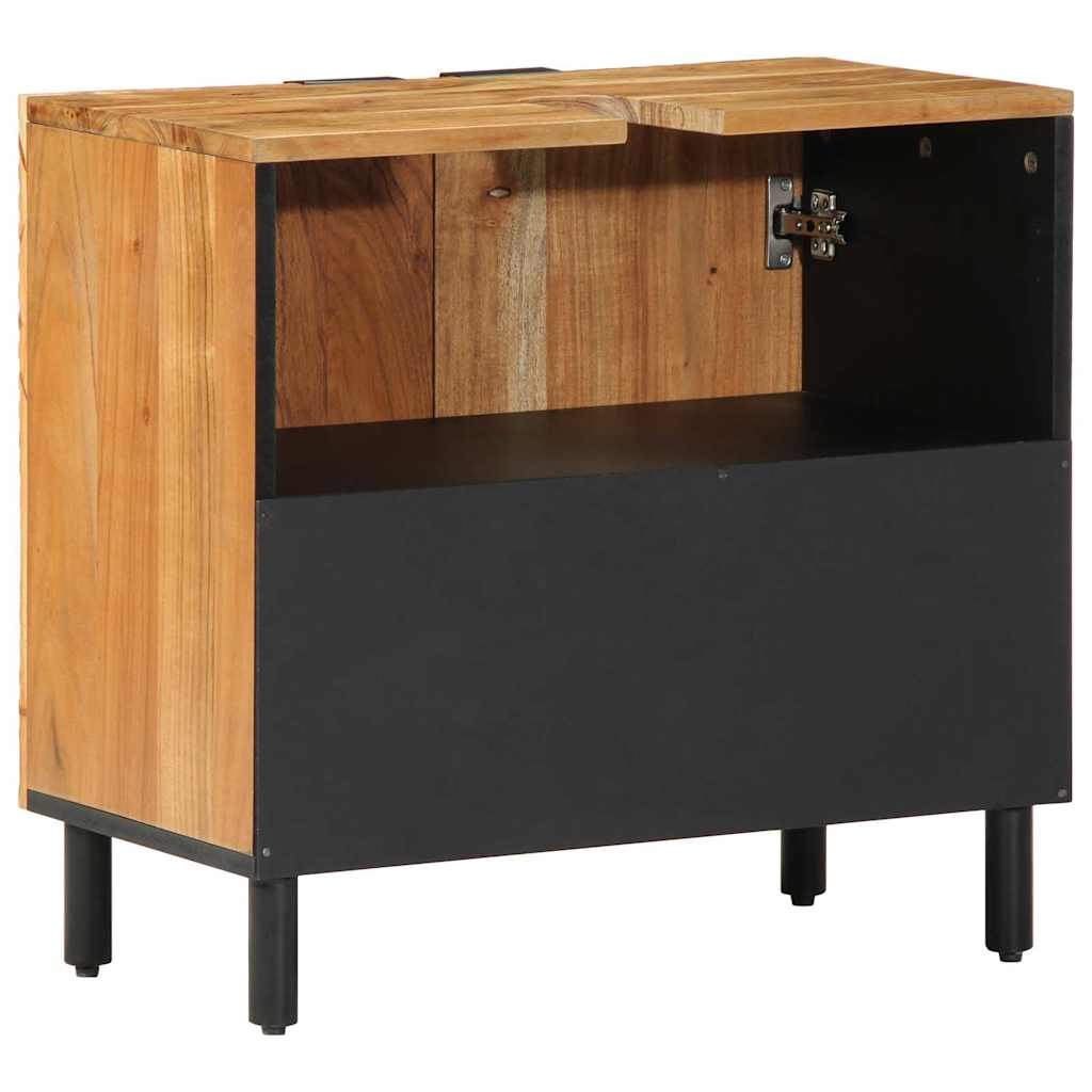 vidaXL Wastafel kabinet voor de badkamer Bruin 62 x 33 x 58 cm