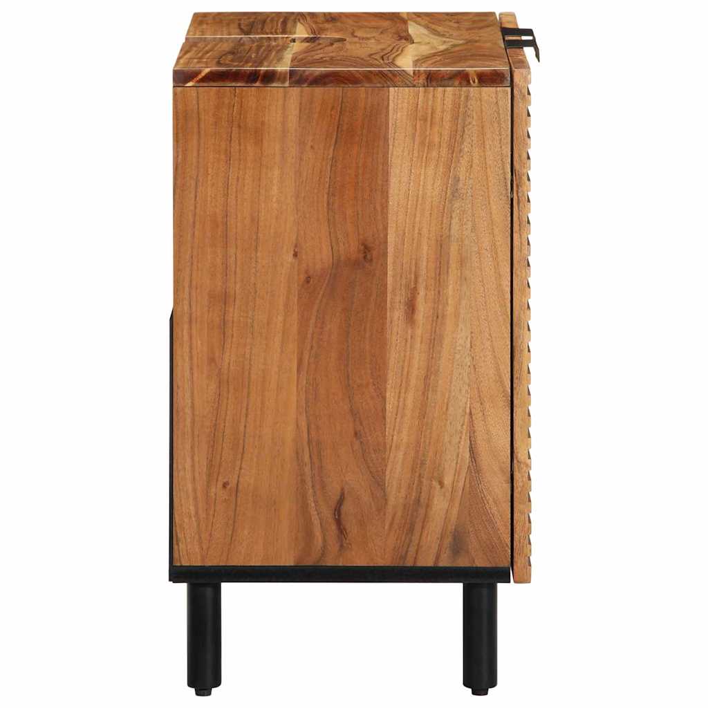 vidaXL Wastafel kabinet voor de badkamer Bruin 62 x 33 x 58 cm
