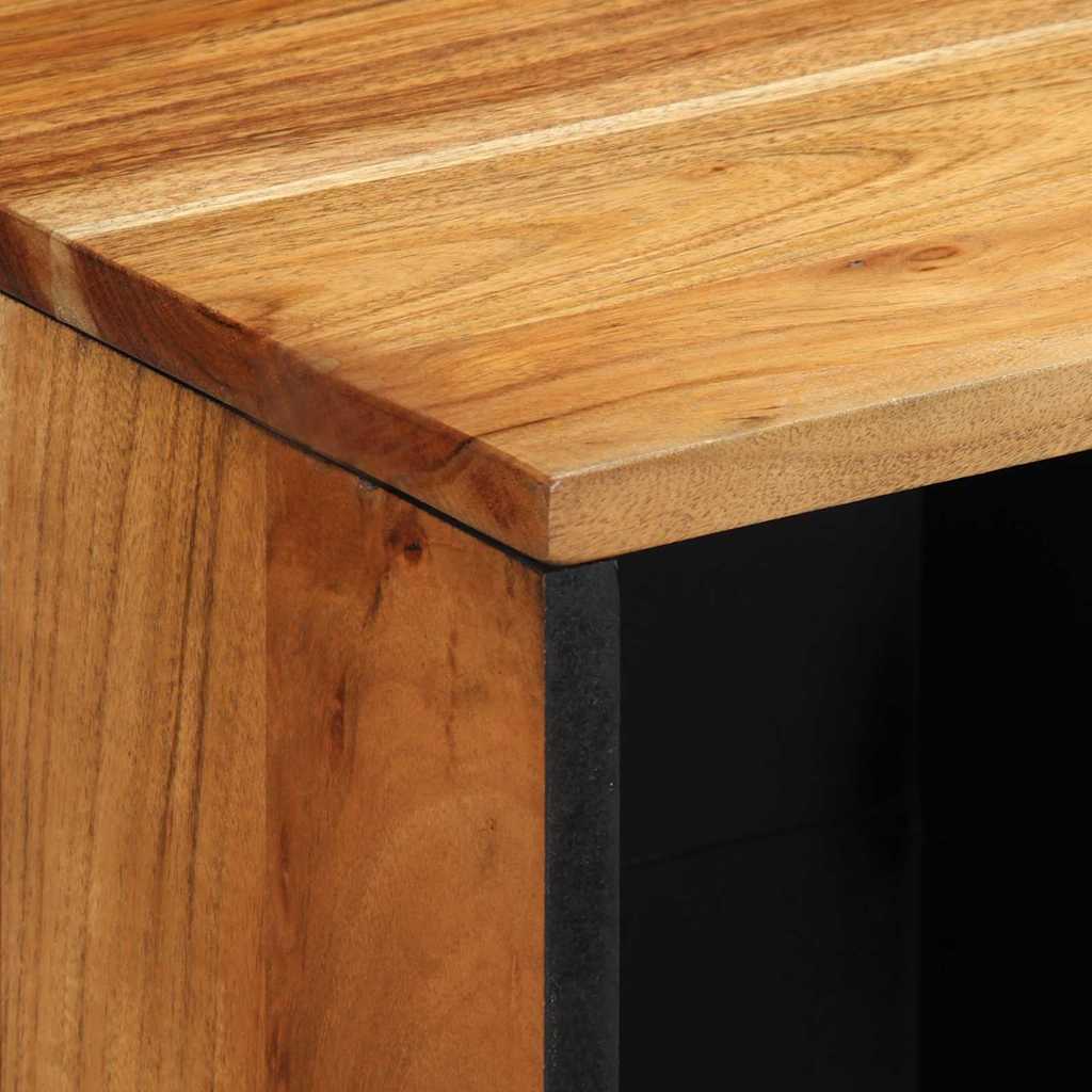 vidaXL Dressoir 80x33x75 cm massief mangohout bruin