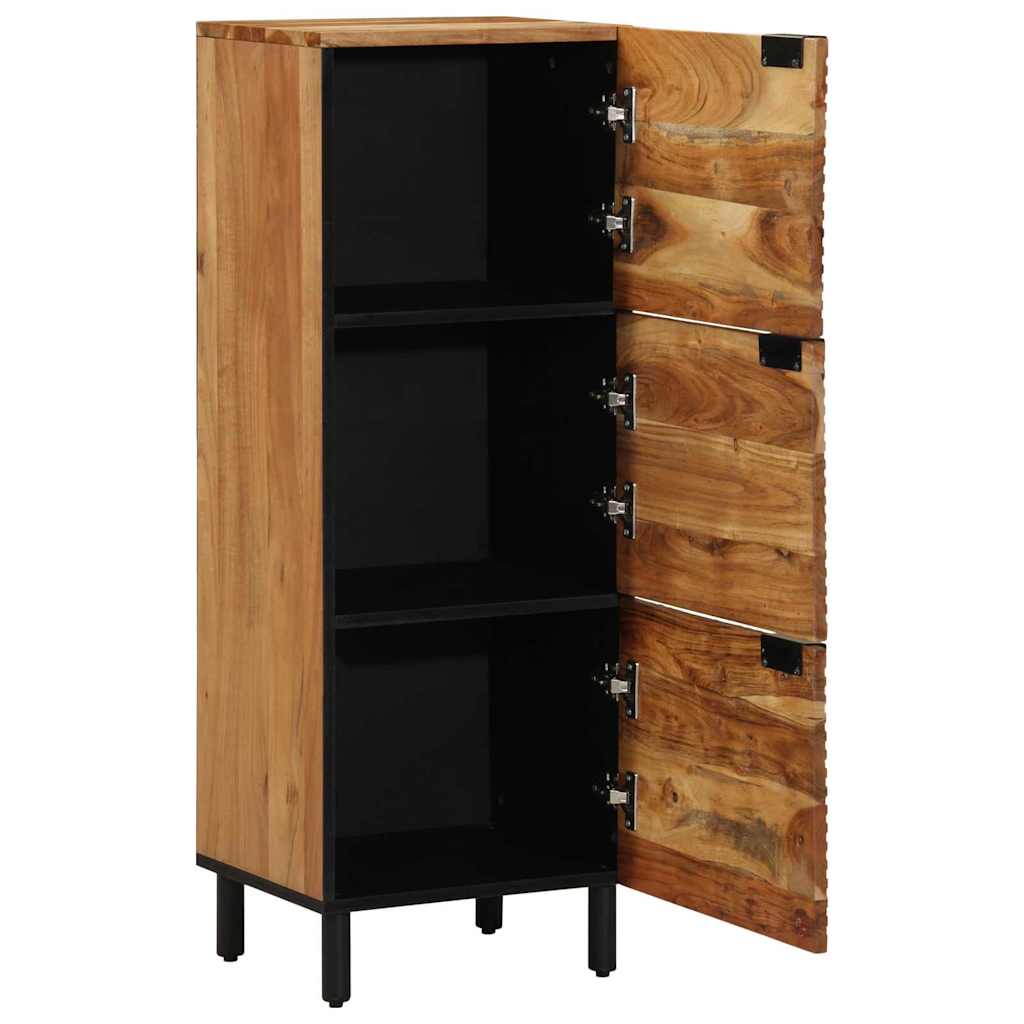 vidaXL Highboard met plank Bruin 40 x 33 x 110 cm Massief Mango Hout