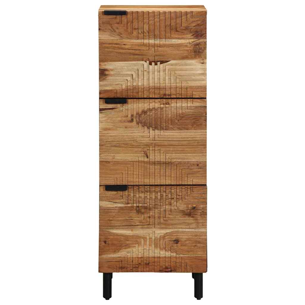 vidaXL Highboard met plank Bruin 40 x 33 x 110 cm Massief Mango Hout