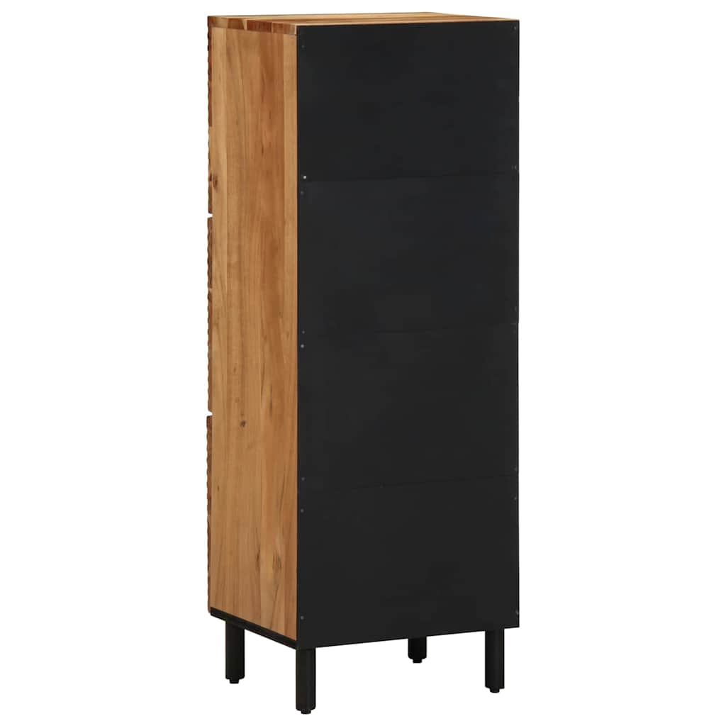 vidaXL Highboard met plank Bruin 40 x 33 x 110 cm Massief Mango Hout
