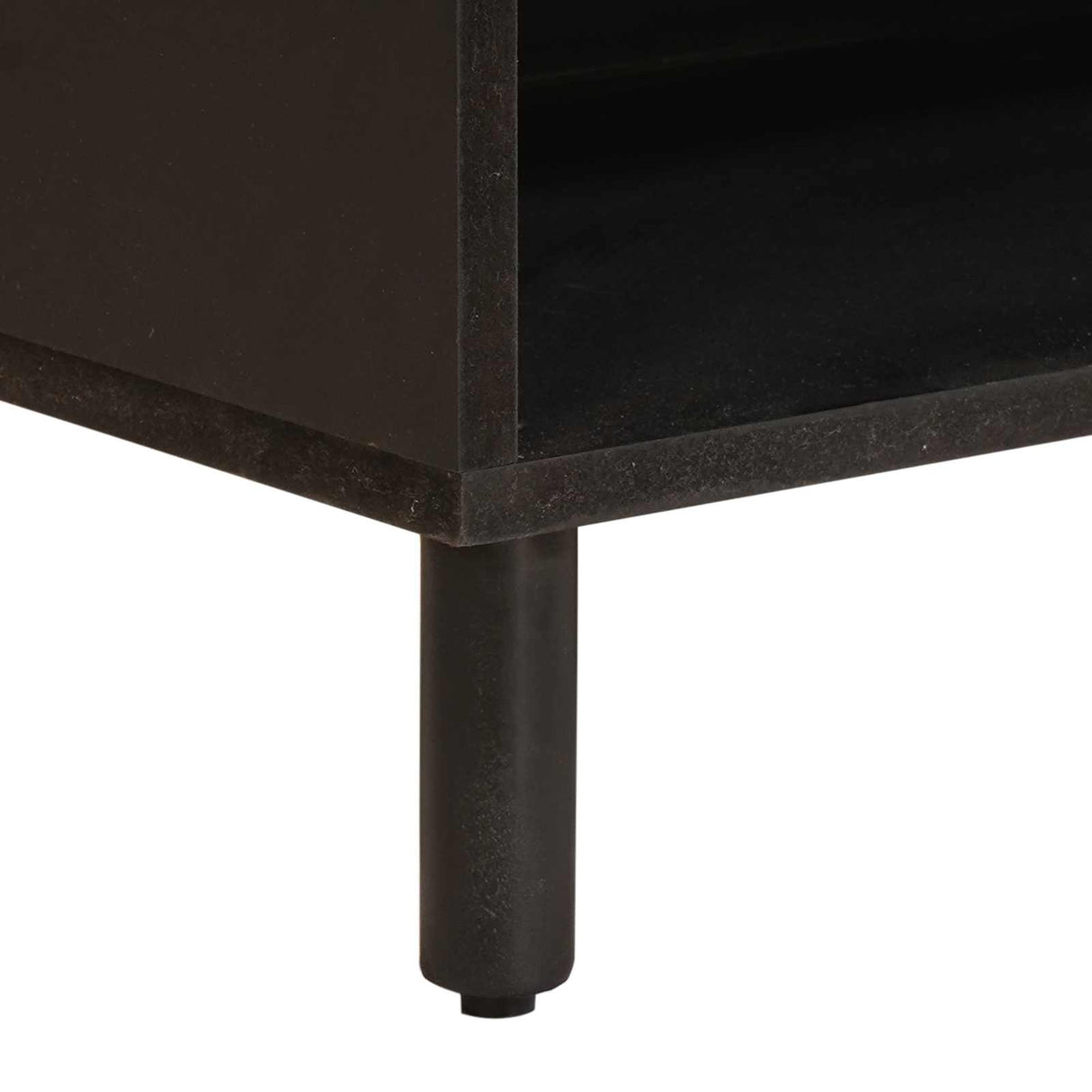 vidaXL TV Kast Witte Was Afwerking 80 x 33 x 46 cm Massief Mango Hout