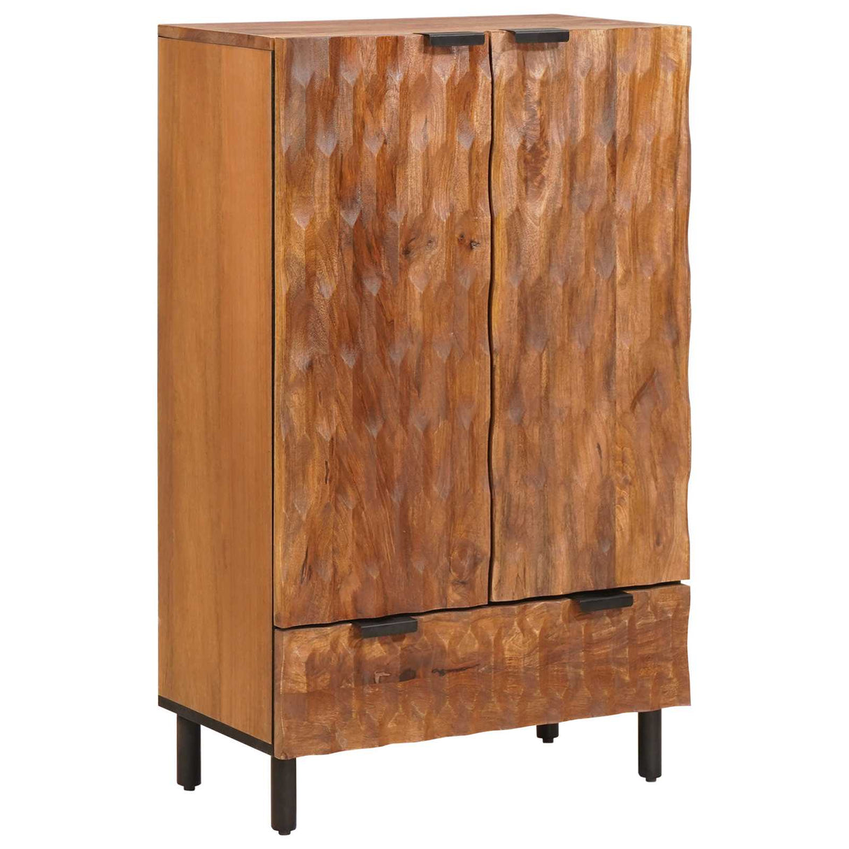 vidaXL Highboard met lade Witte Was Afwerking 60 x 33 x 100 cm
