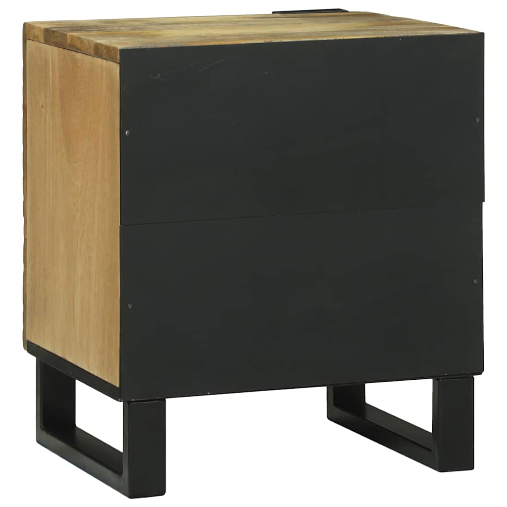 vidaXL Nachtkastje Bruin 40 x 33 x 46 cm Massief acaciahout