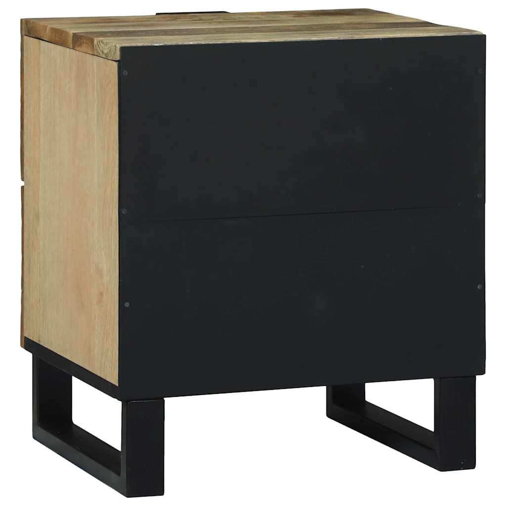 vidaXL Nachtkastje met lade Bruin 40 x 33 x 46 cm Massief acaciahout