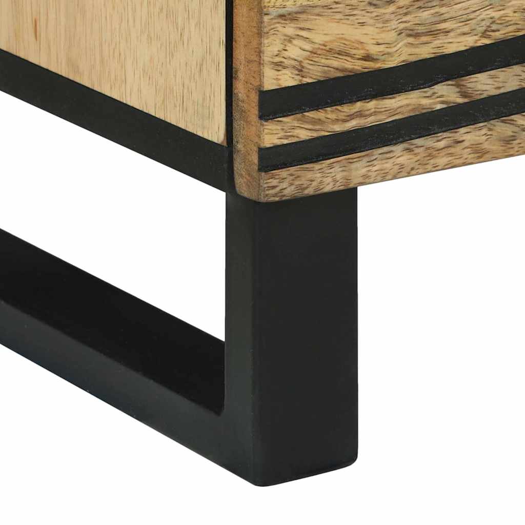 vidaXL Nachtkastje met lade Bruin 40 x 33 x 46 cm Massief acaciahout