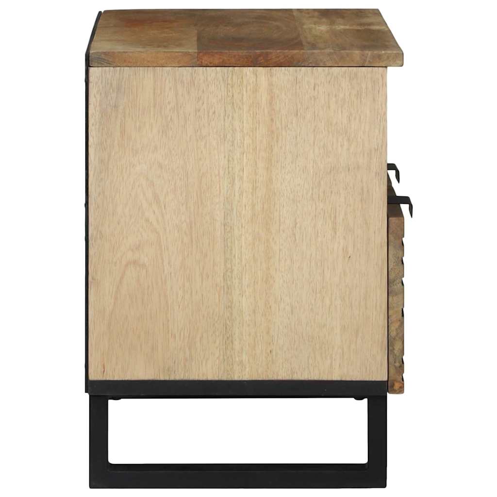 vidaXL TV Eenheden met lade Bruin 70 x 33 x 46 cm Bewerkt hout
