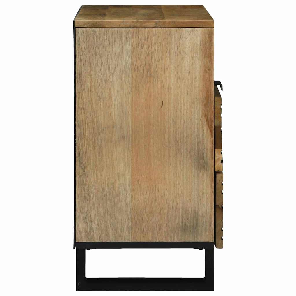 vidaXL Nachtkastje met lade Bruin 50 x 33 x 62 cm Massief acaciahout