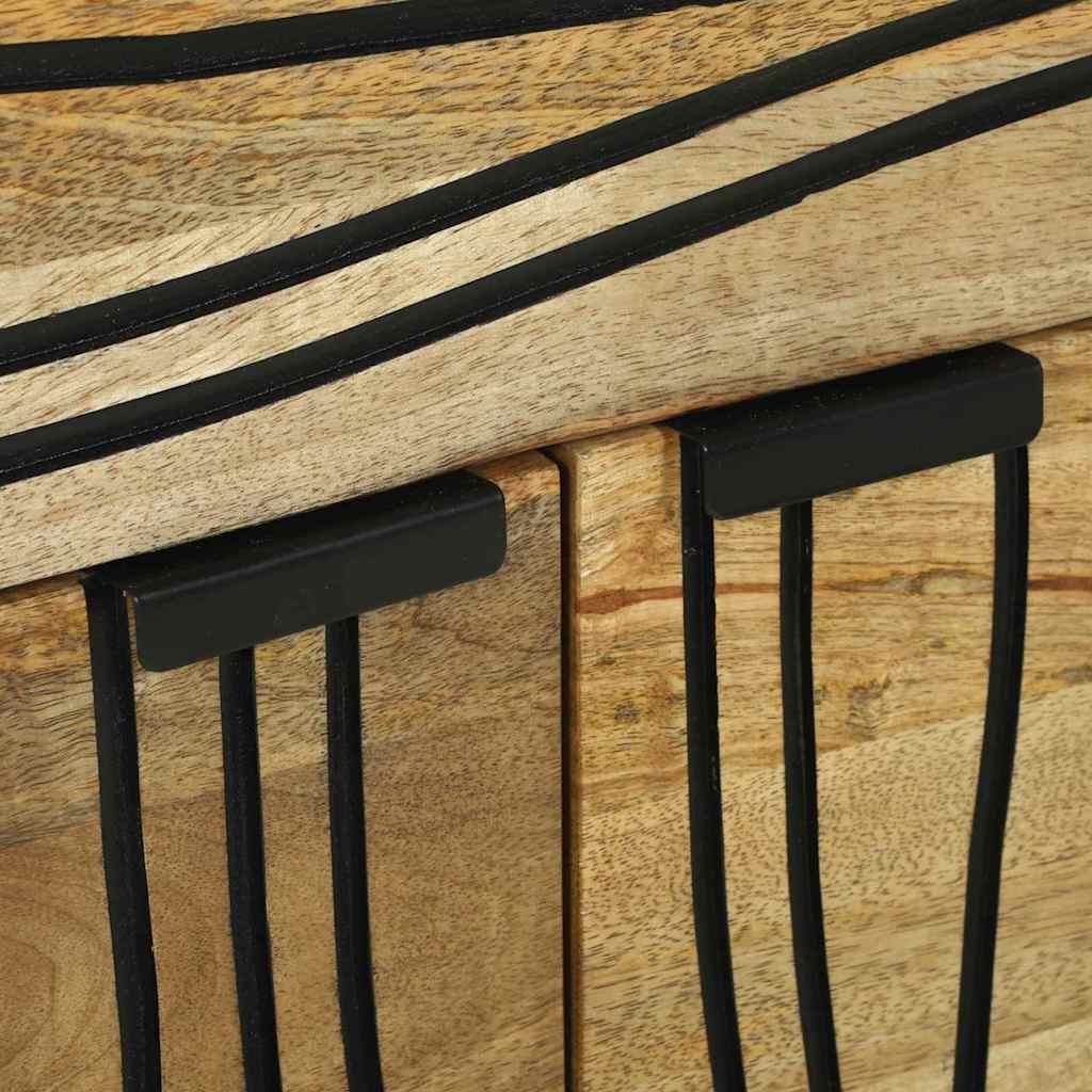 vidaXL Nachtkastje met lade Bruin 50 x 33 x 60 cm Massief acaciahout