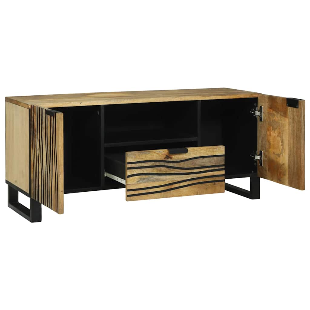 vidaXL TV Eenheden met lade Bruin 105 x 33 x 46 cm Bewerkt hout