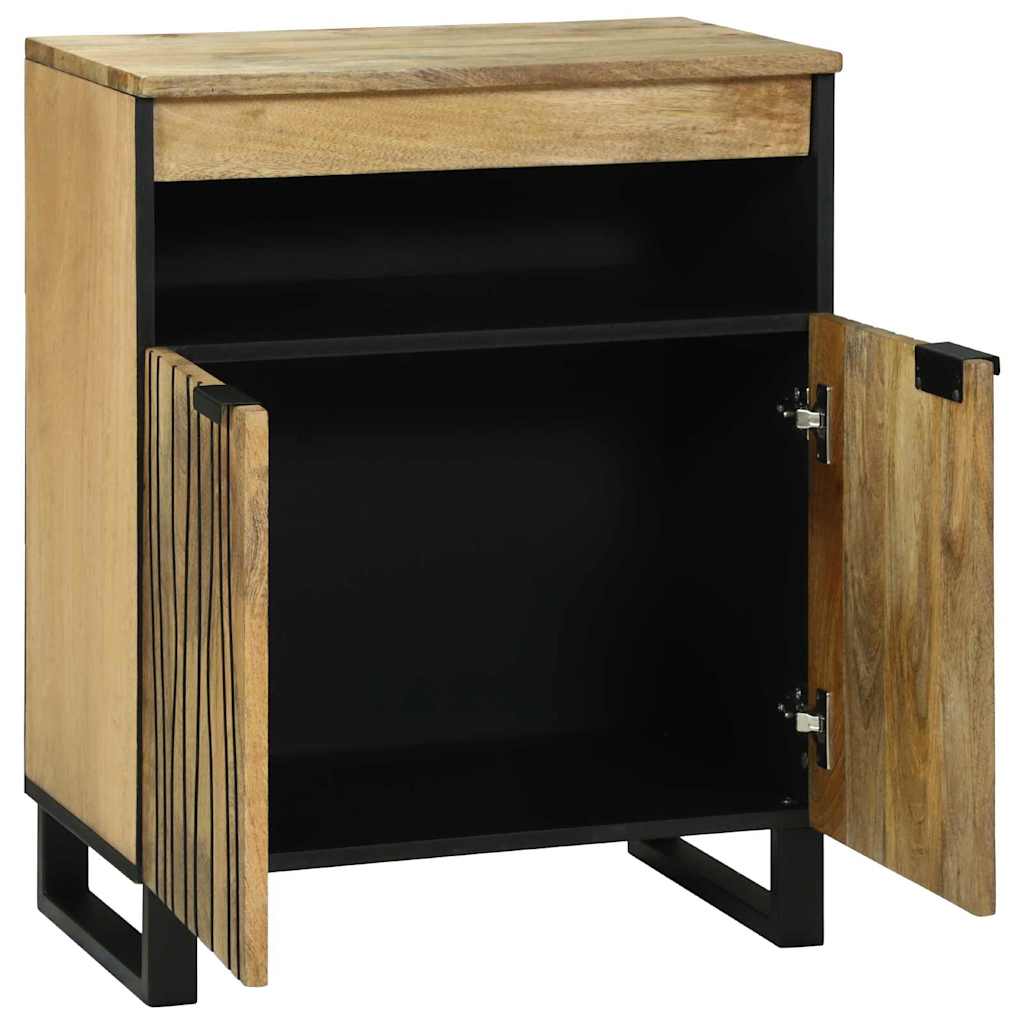 vidaXL Dressoir met lade Bruin 60 x 33 x 75 cm massief mangohout