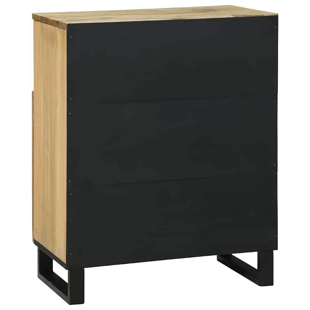 vidaXL Dressoir met lade Bruin 60 x 33 x 75 cm massief mangohout