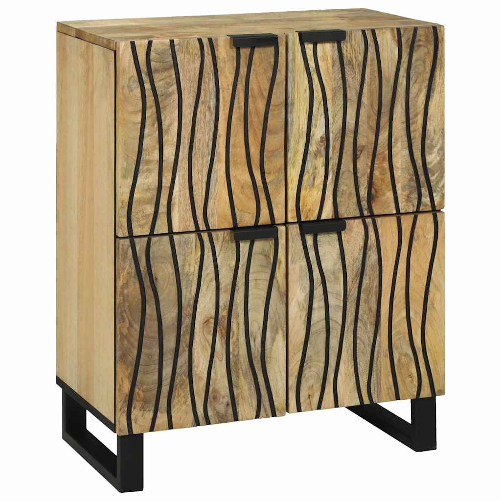vidaXL Dressoir Bruin 60 x 33 x 75 cm massief mangohout