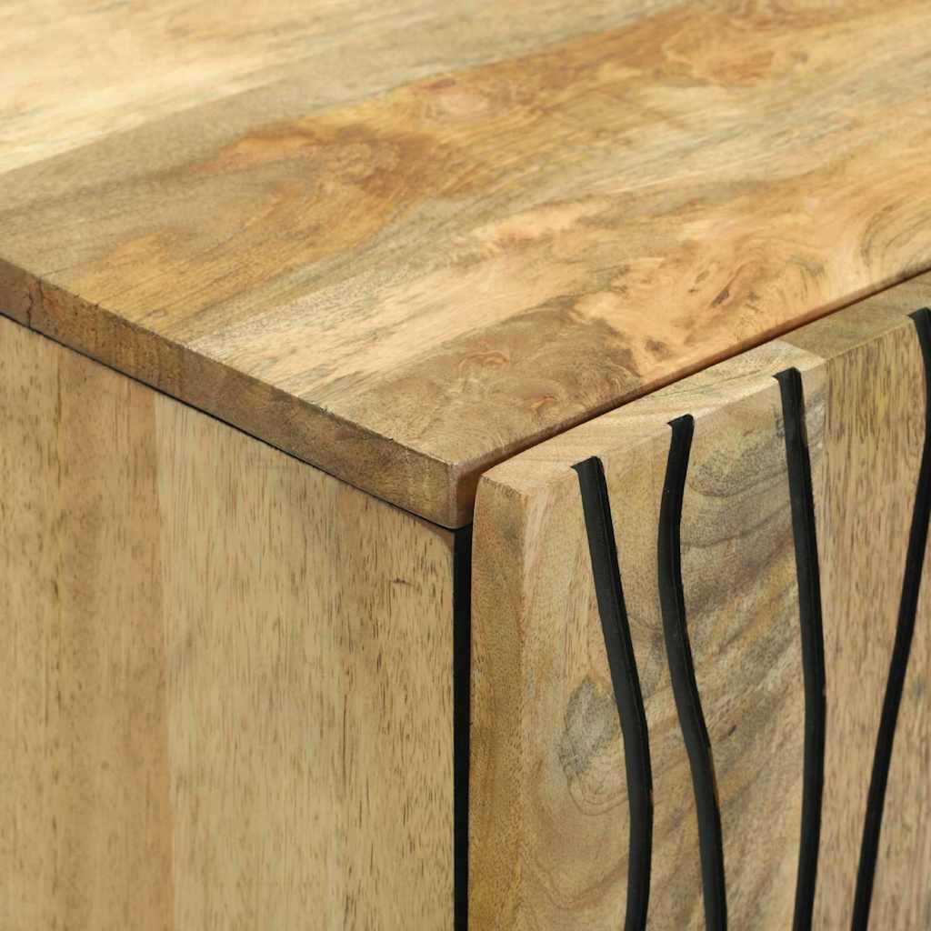 vidaXL Dressoir Bruin 60 x 33 x 75 cm massief mangohout