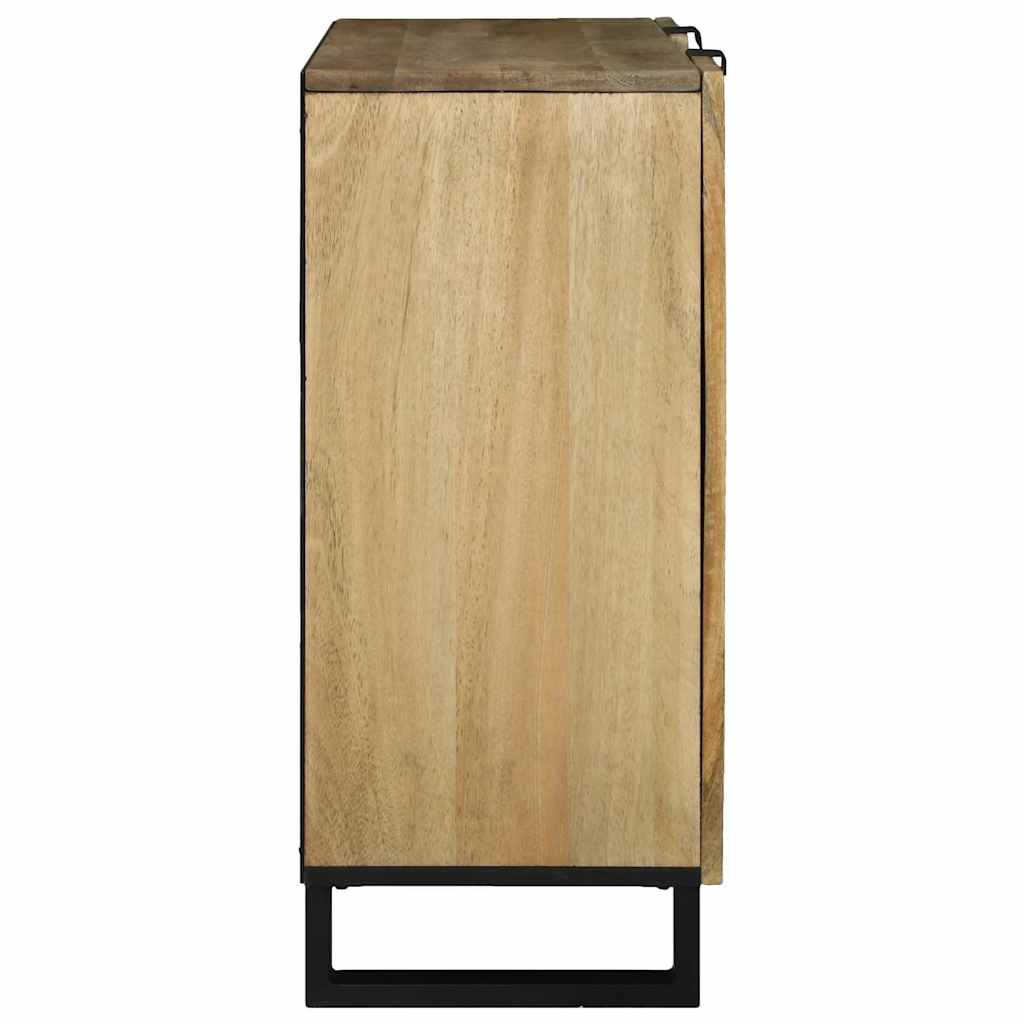 vidaXL Sideboard Bruin 90 x 33 x 75 cm massief mangohout