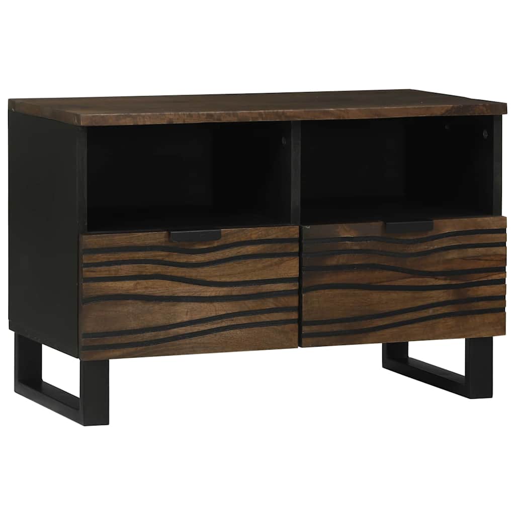 vidaXL TV Eenheden met lade Bruin 70 x 33 x 46 cm Bewerkt hout