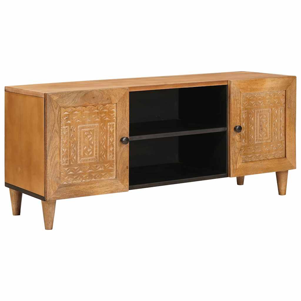vidaXL TV Eenheden Lichtbruin 105 x 33 x 46 cm Massief Mango Hout