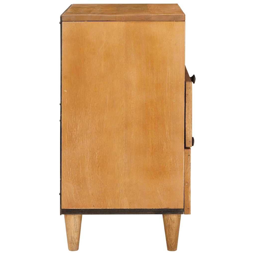 vidaXL Nachtkastje Lichtbruin 50 x 33 x 62 cm Massief acaciahout