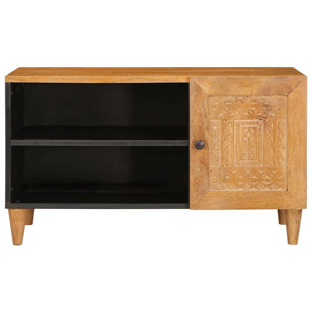 vidaXL TV Eenheden met plank Lichtbruin 80 x 33 x 46 cm Bewerkt hout