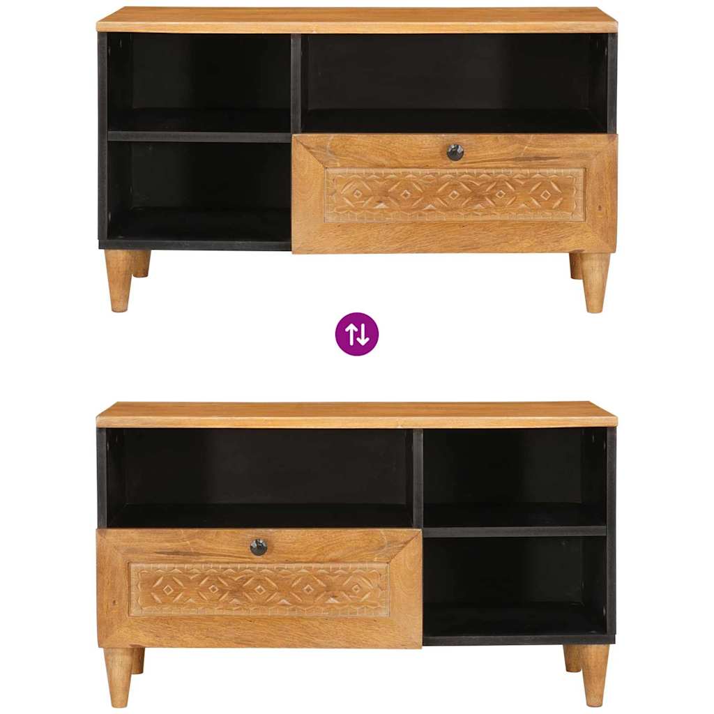 vidaXL TV Eenheden met lade Lichtbruin 80 x 33 x 46 cm Bewerkt hout