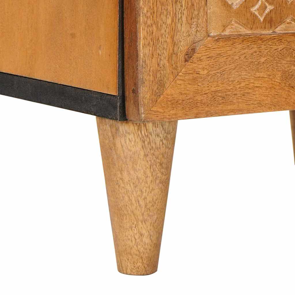 vidaXL Dressoir Lichtbruin Massief mangohout en engineered hout