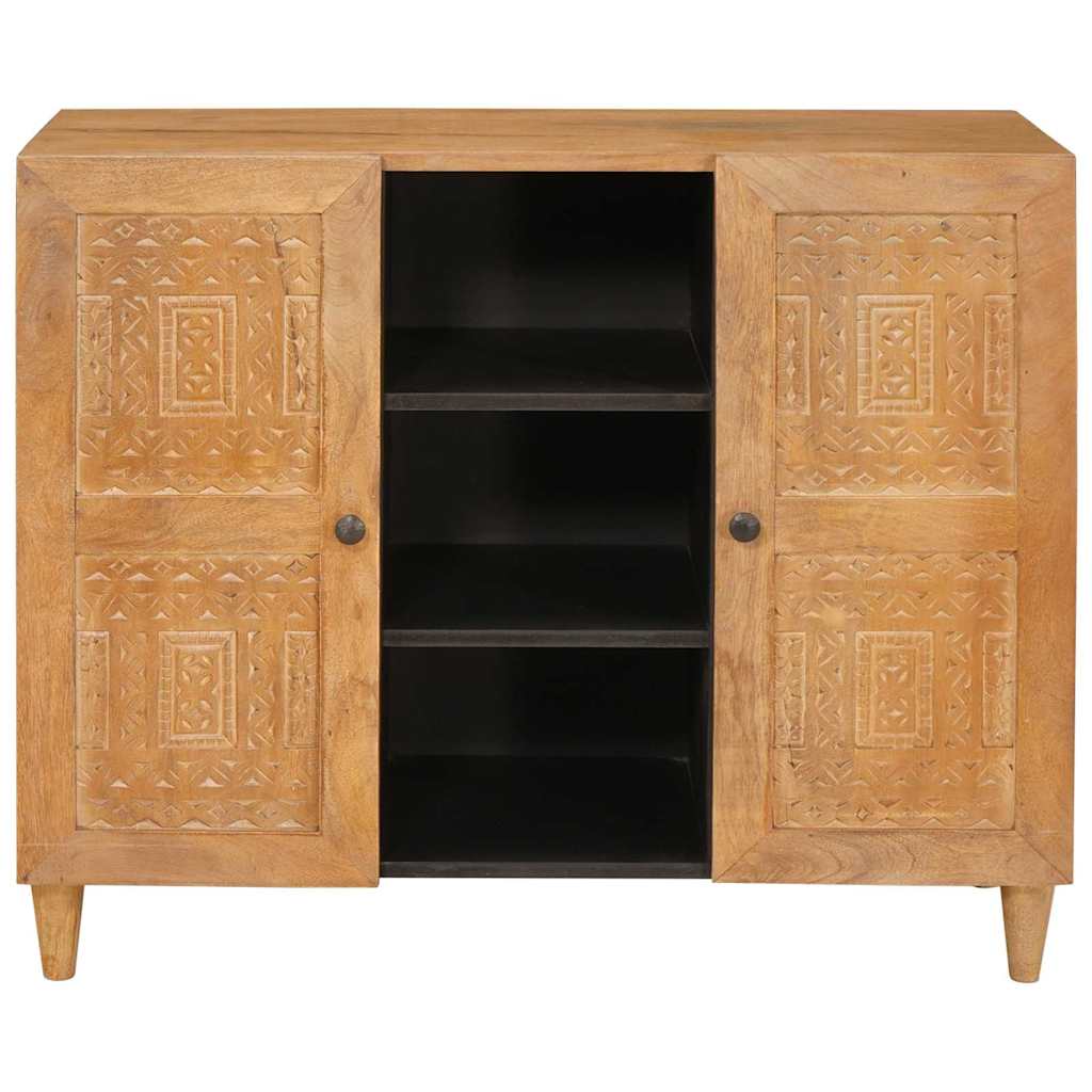 vidaXL Dressoir Lichtbruin 33.5 x 90 x 75 cm