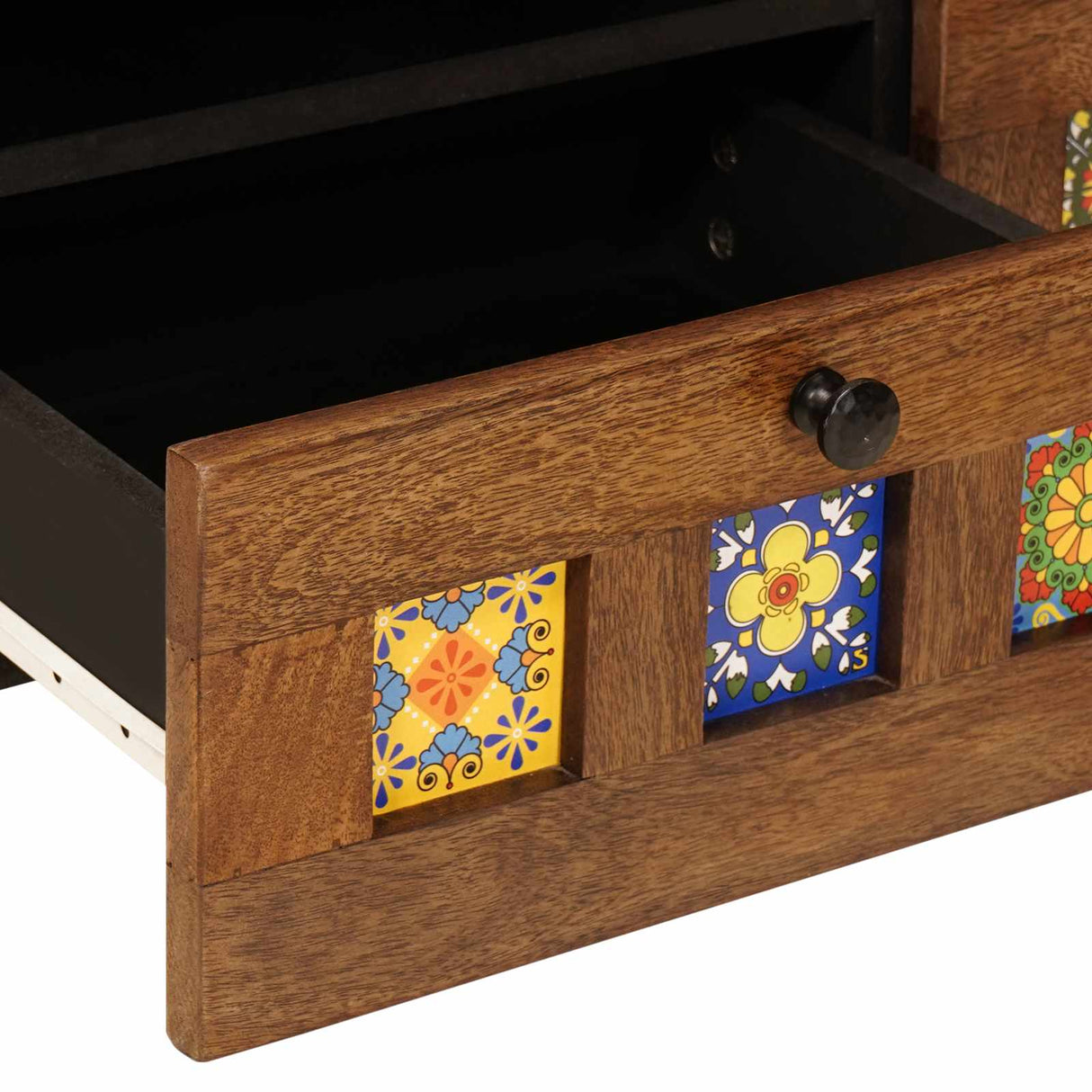 vidaXL TV Kast Walnotenhout 70 x 33 x 46 cm Massief Mango Hout