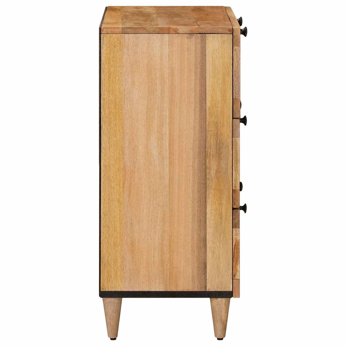 vidaXL Sideboard Walnut Wood 60 x 33 x 75 cm Solid Mango Wood