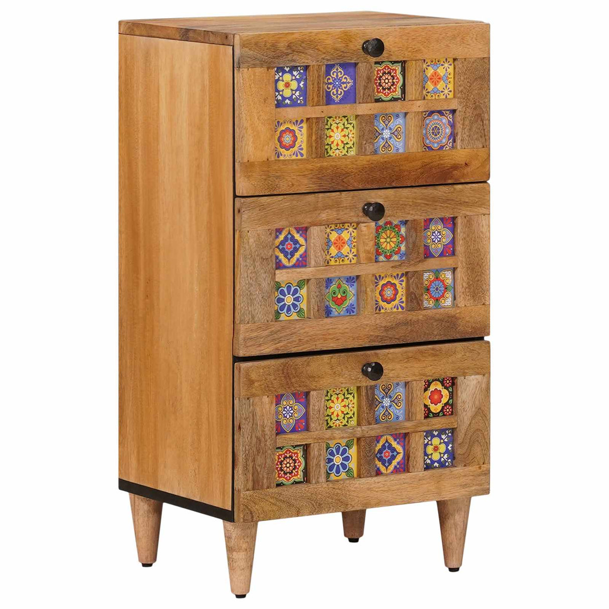 vidaXL Dressoir Walnotenhout 40 x 33 x 75 cm Massief Mango Hout