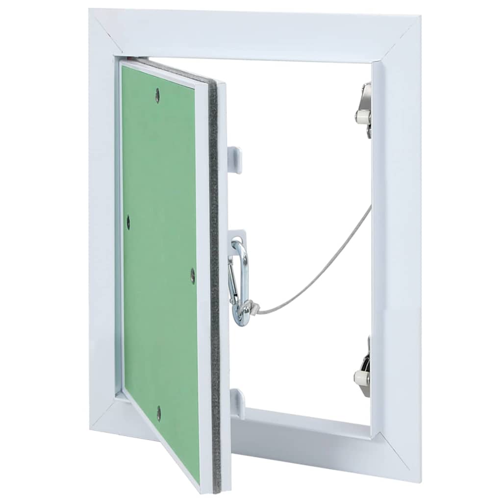 vidaXL Access Panel with Aluminium Frame and Plasterboard 200x200 mm