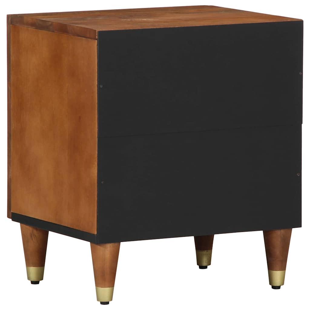vidaXL Nachttafeltje met Deur Honing bruin 40 x 33 x 46 cm