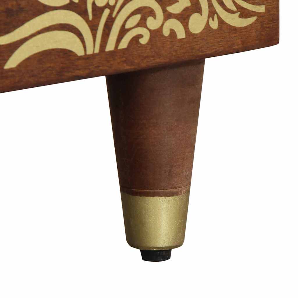 vidaXL Salontafel Honing bruin 80 x 50 x 40 cm Massief Mango Hout