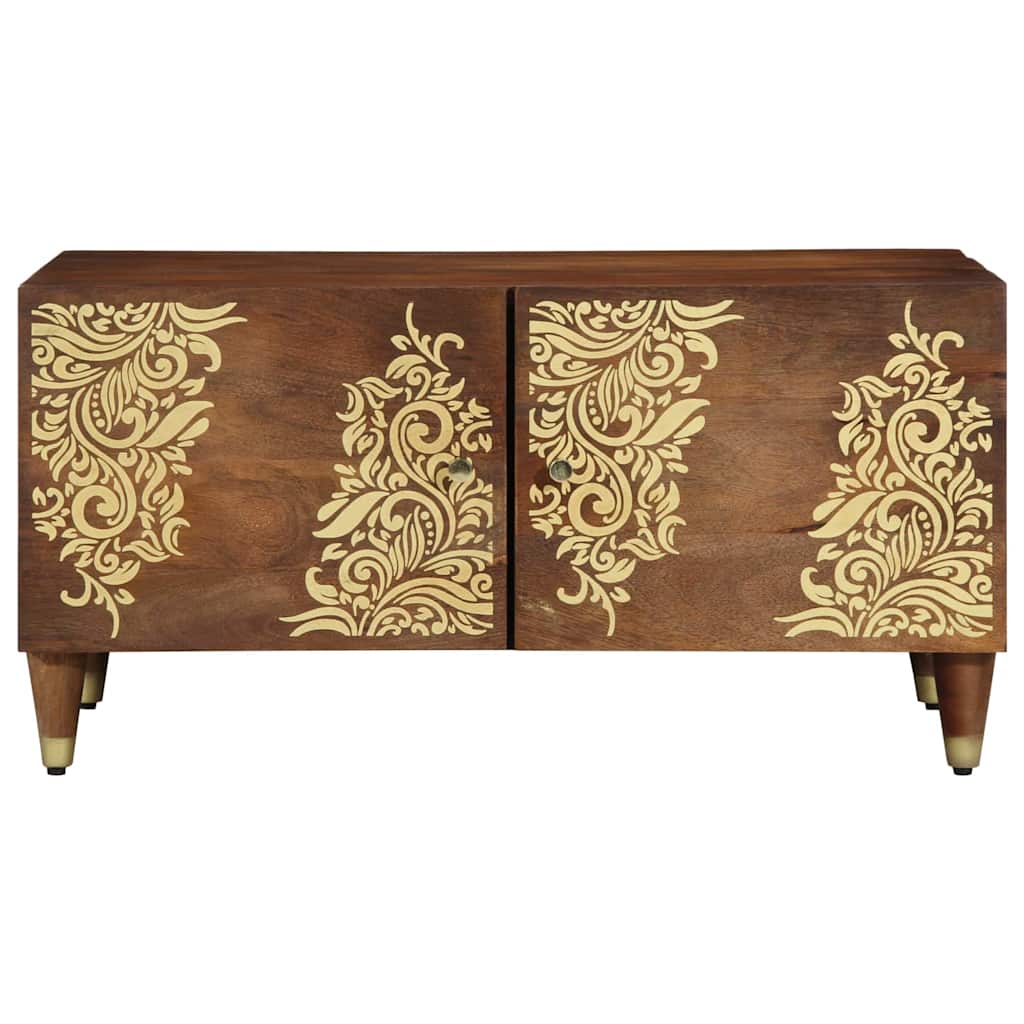 vidaXL Salontafel Honing bruin 80 x 50 x 40 cm Massief Mango Hout