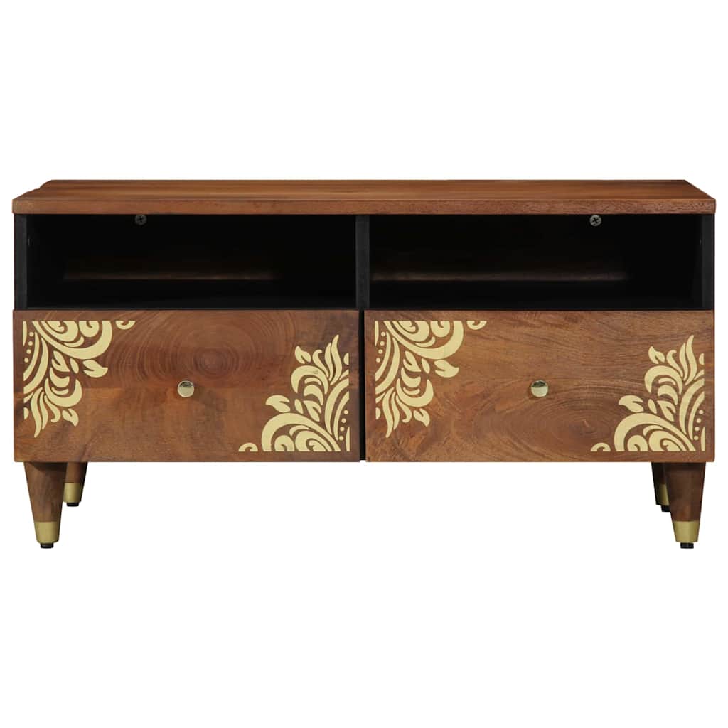 vidaXL Salontafel Honing bruin 80 x 54 x 40 cm Massief Mango Hout