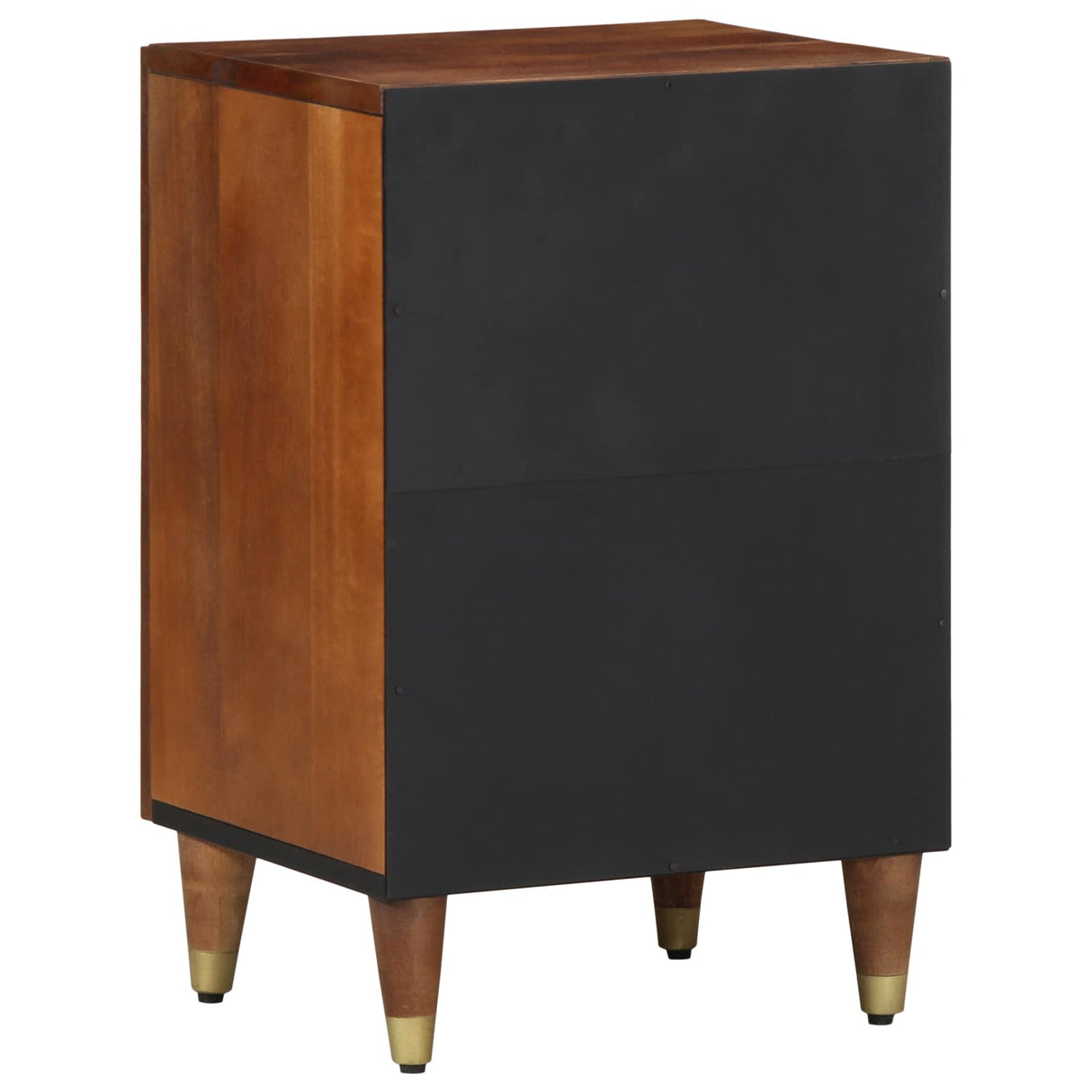 vidaXL Badkamerkast Grijs 38 x 33 x 58 cm Massief Mango Hout