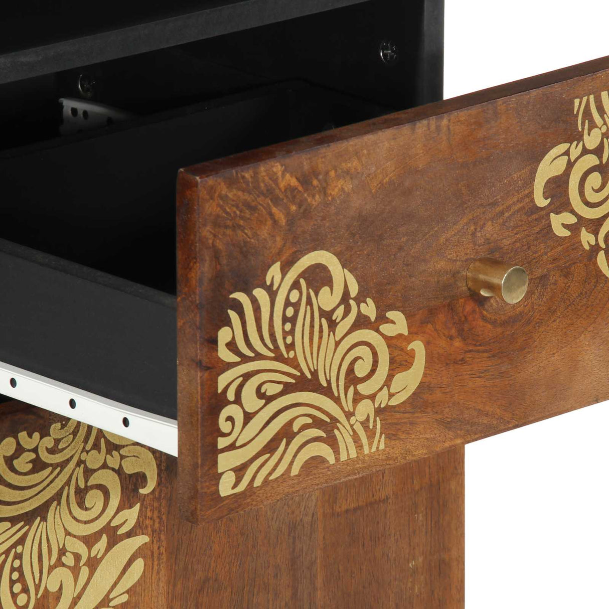 vidaXL Badkamerkast Honingbruin 38 x 33 x 160 cm Massief Mango Hout