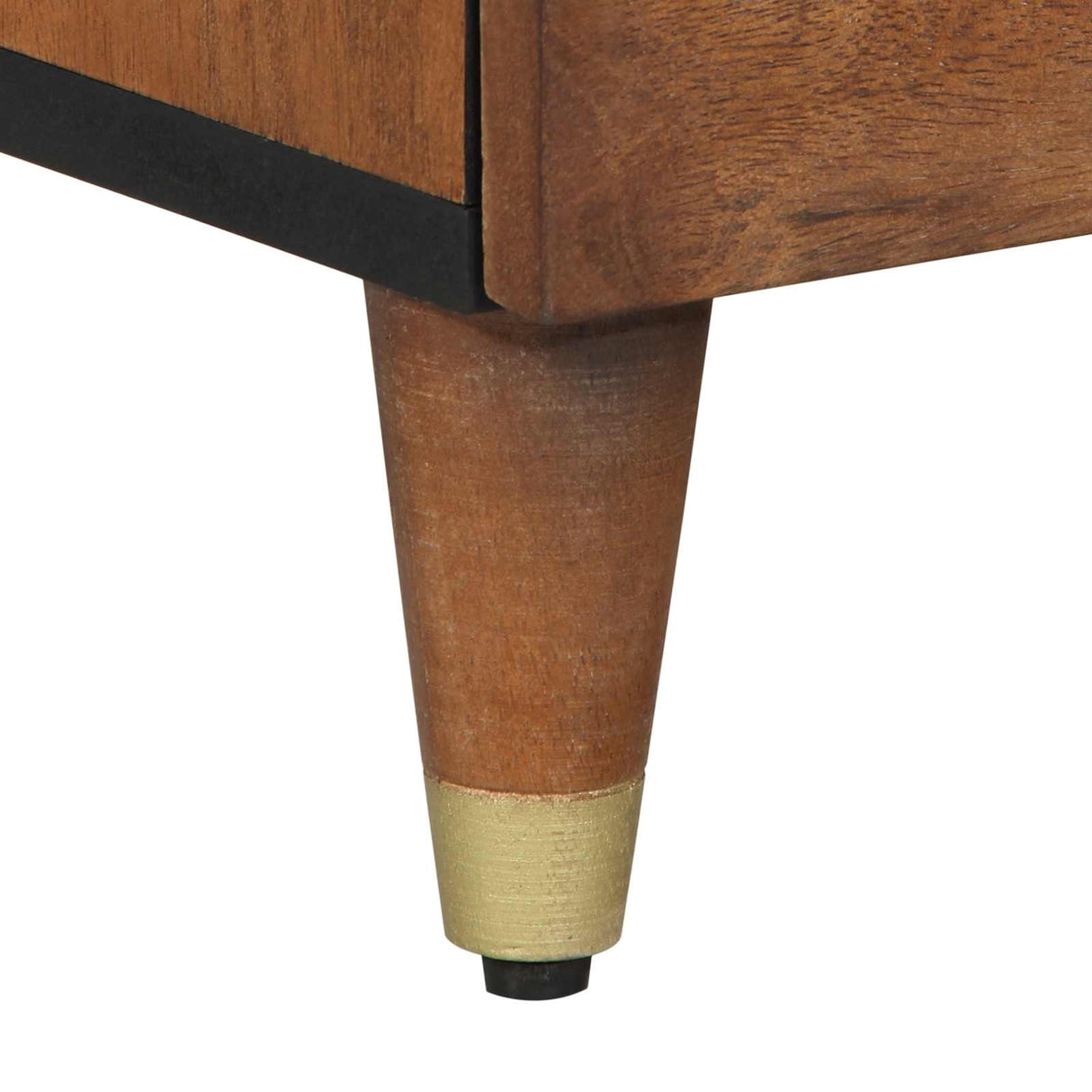 vidaXL Dressoir met lade Bruin 40 x 33 x 75 cm Massief Mango Hout