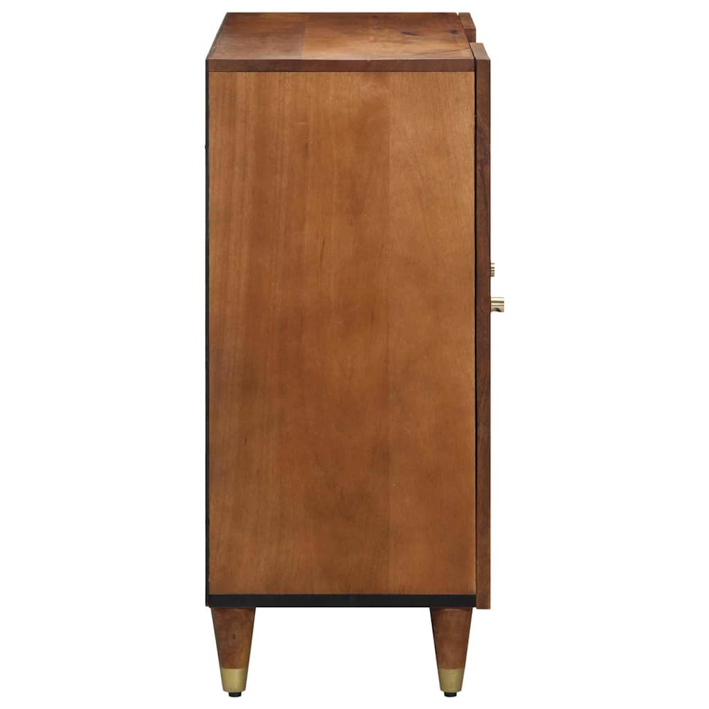 vidaXL Dressoir met plank Bruin 90 x 33 x 75 cm Massief Mango Hout