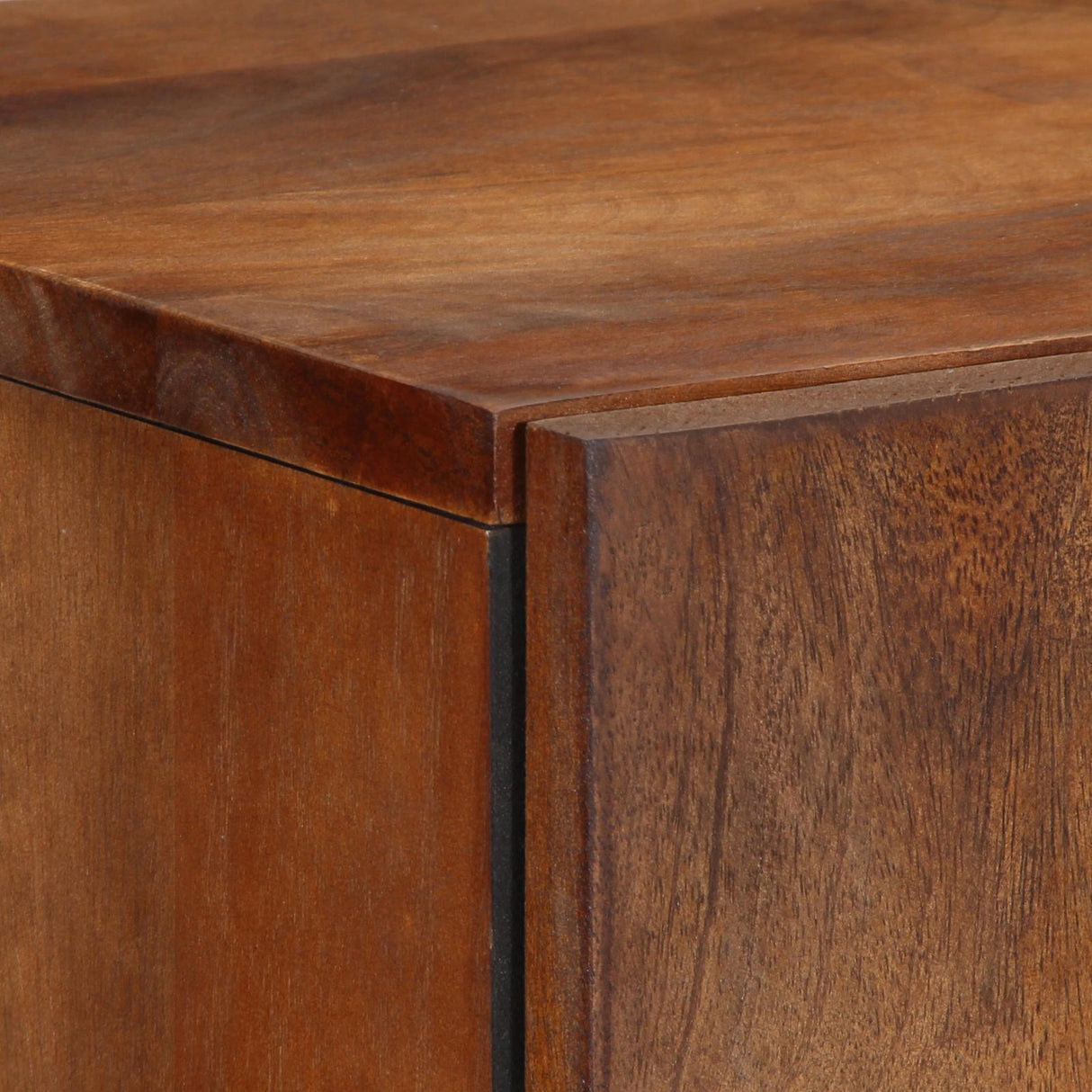 vidaXL Highboard met lade Bruin 60 x 33 x 100 cm Massief Mango Hout