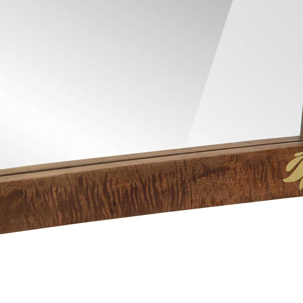 vidaXL Bathroom Mirror with Mirror Honey Brown 70 x 50 x 2.5 cm