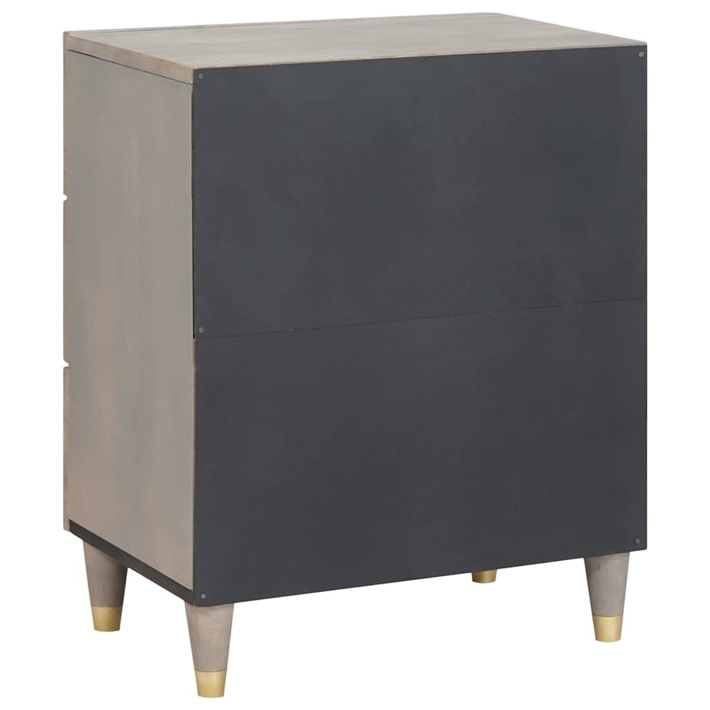 vidaXL Nachtkastje Honing bruin 50 x 33 x 62 cm Massief Mango Hout
