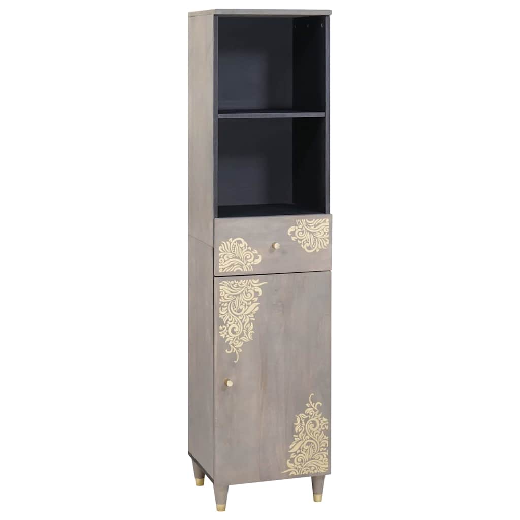 vidaXL Badkamerkast Honingbruin 38 x 33 x 160 cm Massief Mango Hout