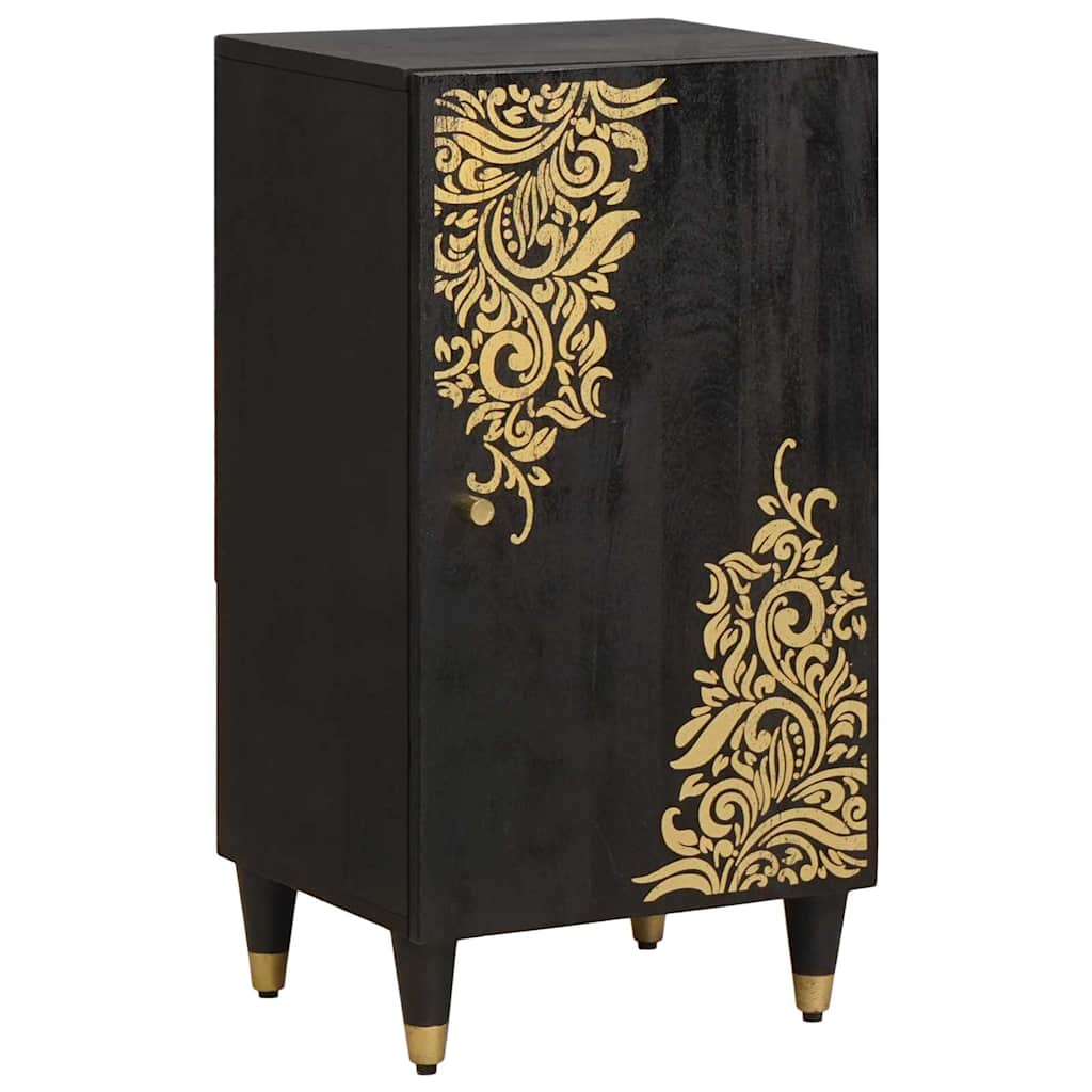 vidaXL Dressoir met plank Bruin 40 x 33 x 75 cm Massief Mango Hout