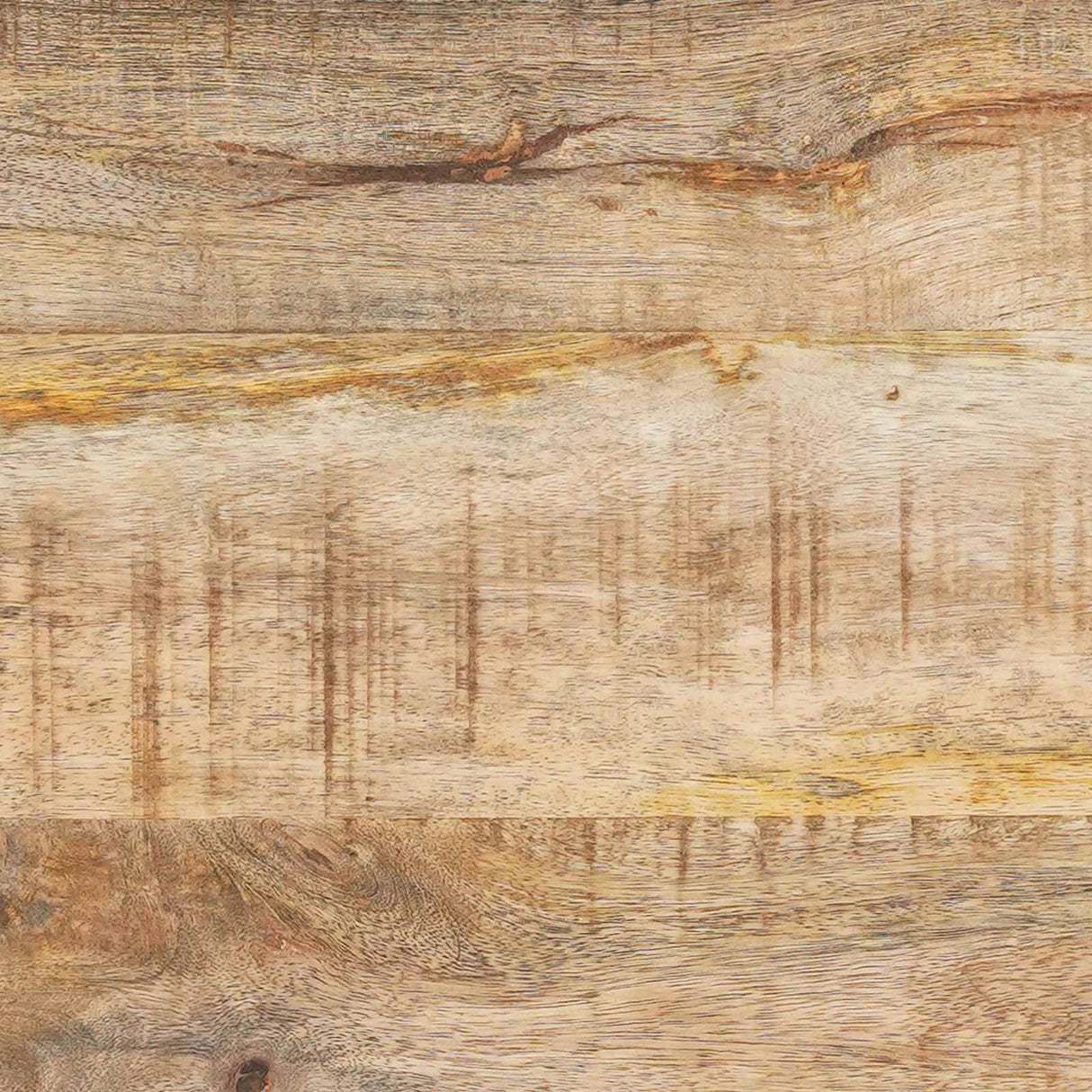 vidaXL Nachtkastje Naturel 40 x 33 x 46 cm Massief Mango Hout